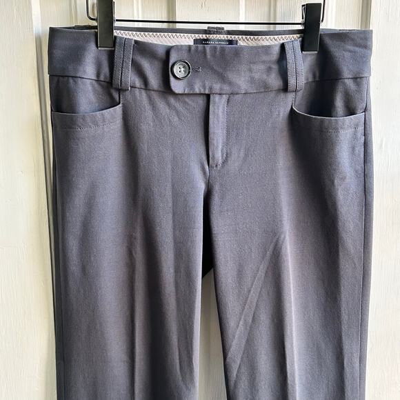 Banana Republic Trouser No 323 Martin Fit Flare Trousers Charcoal - Picture 3 of 9